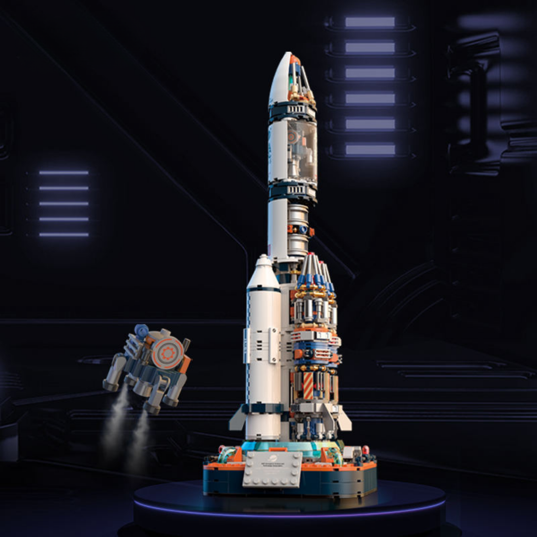 Puzzle Building Blocks Rockets