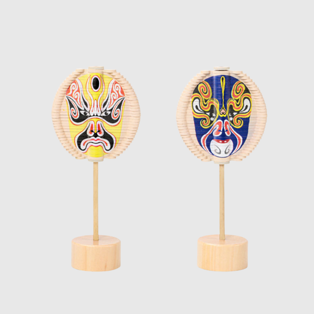 Rotating Peking Opera Masks