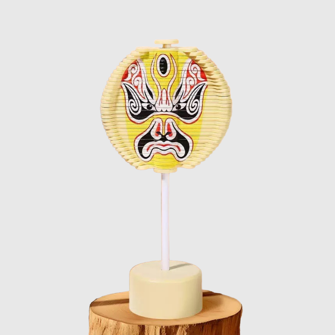 Rotating Peking Opera Masks