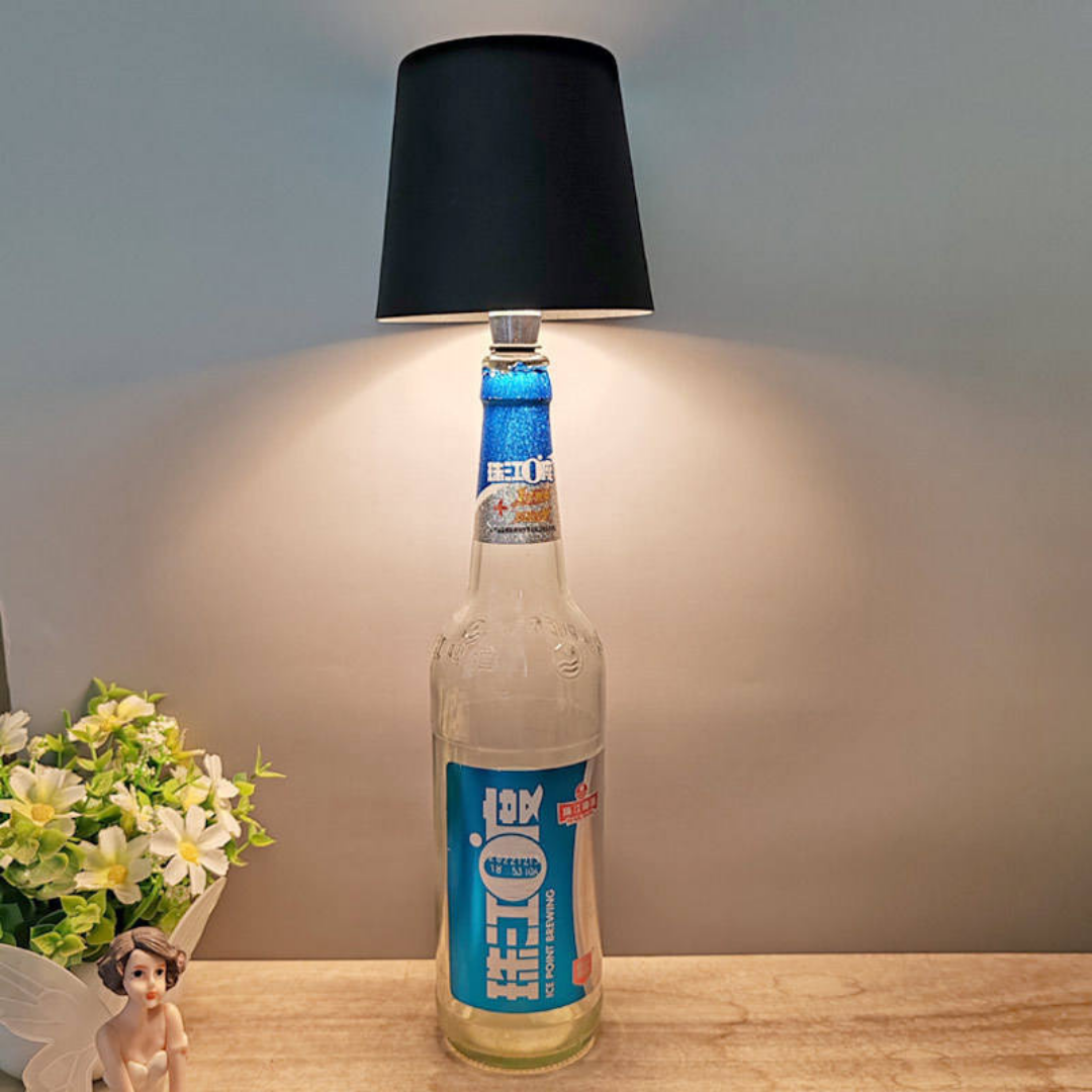 LED Bottle-Shaped Table Lamp