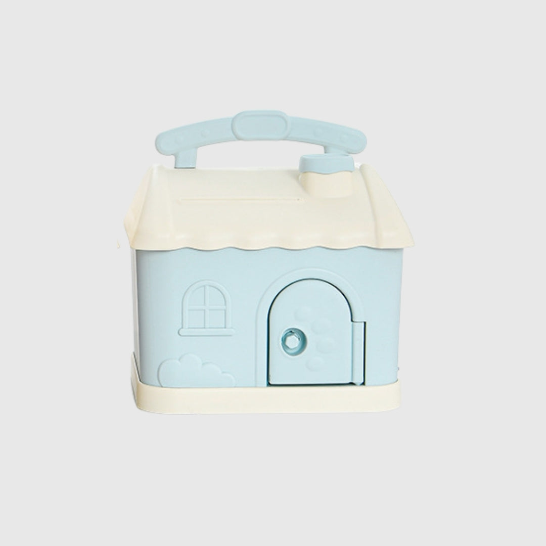 Little House Coin Bank + 2 Random Stickers