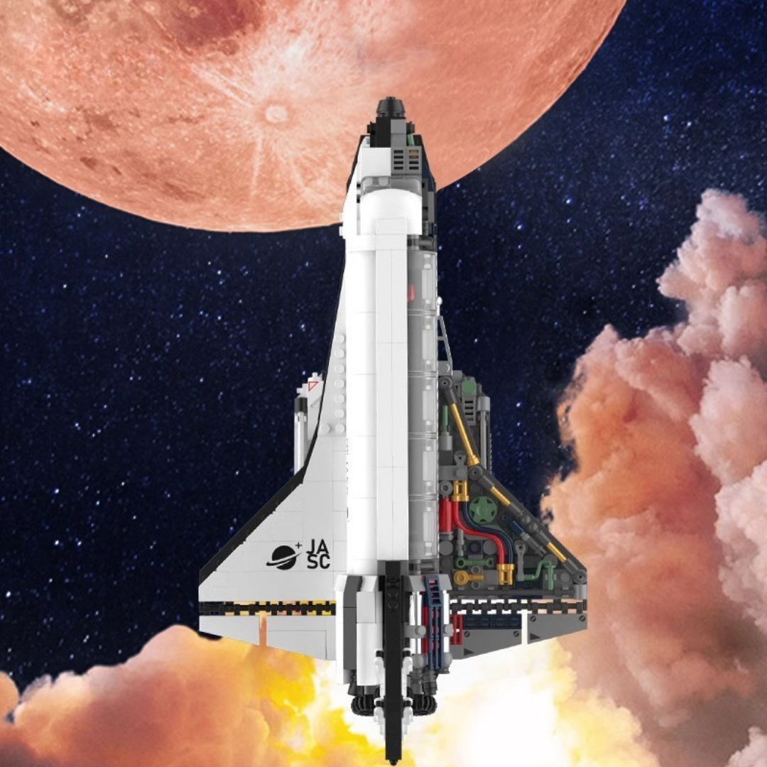 Puzzle Building Blocks Space Shuttle
