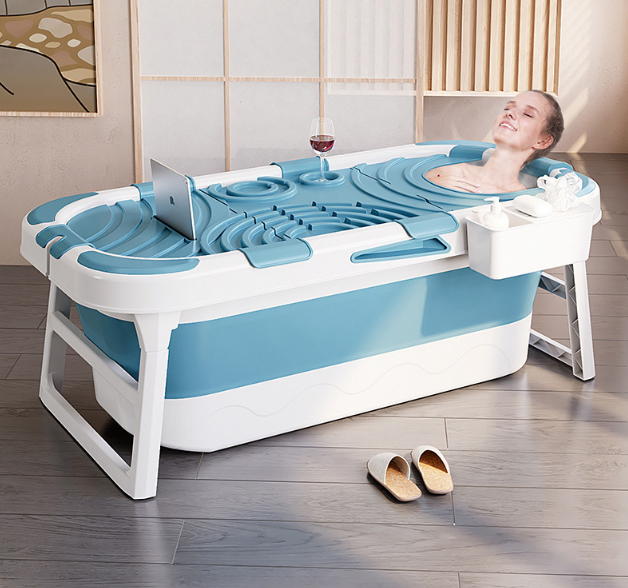 Foldable Bathtub with Lid