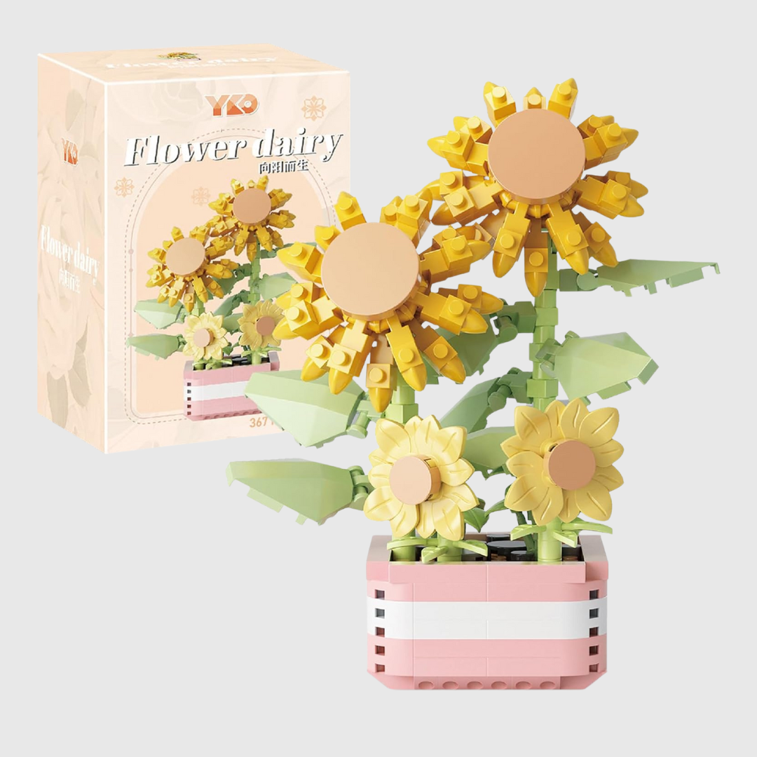 Building Blocks Pot-Dream Flowers (Yellow Pack)