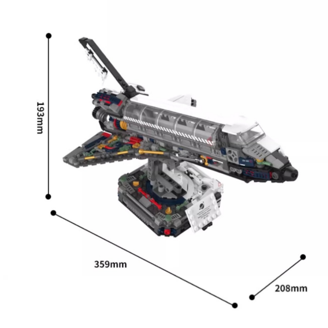 Puzzle Building Blocks Space Shuttle