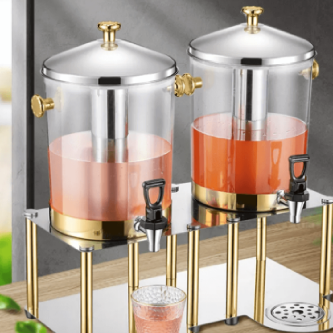 Drinking Machine Double Head Golden Color