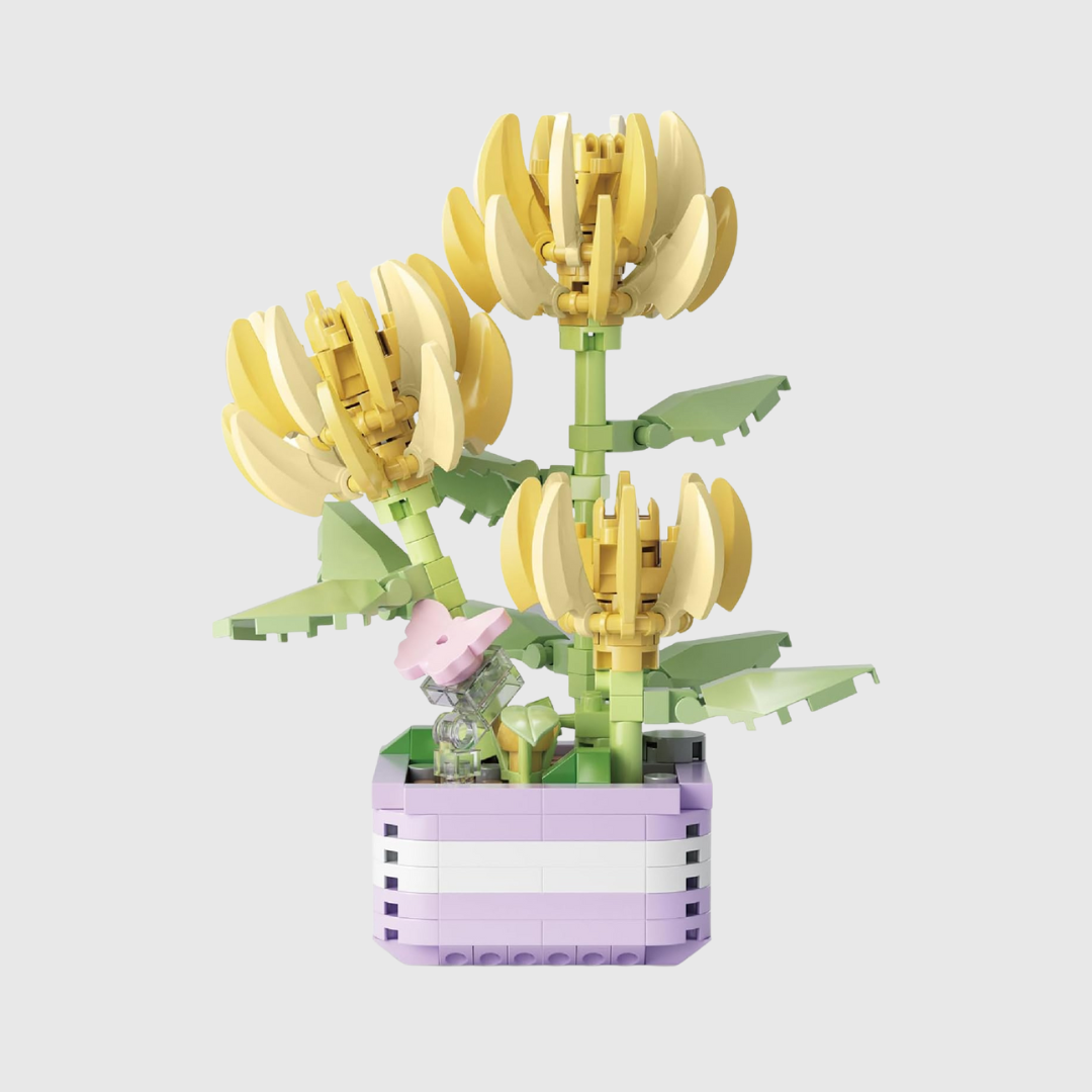Building Blocks Pot-Dream Flowers (Yellow Pack)
