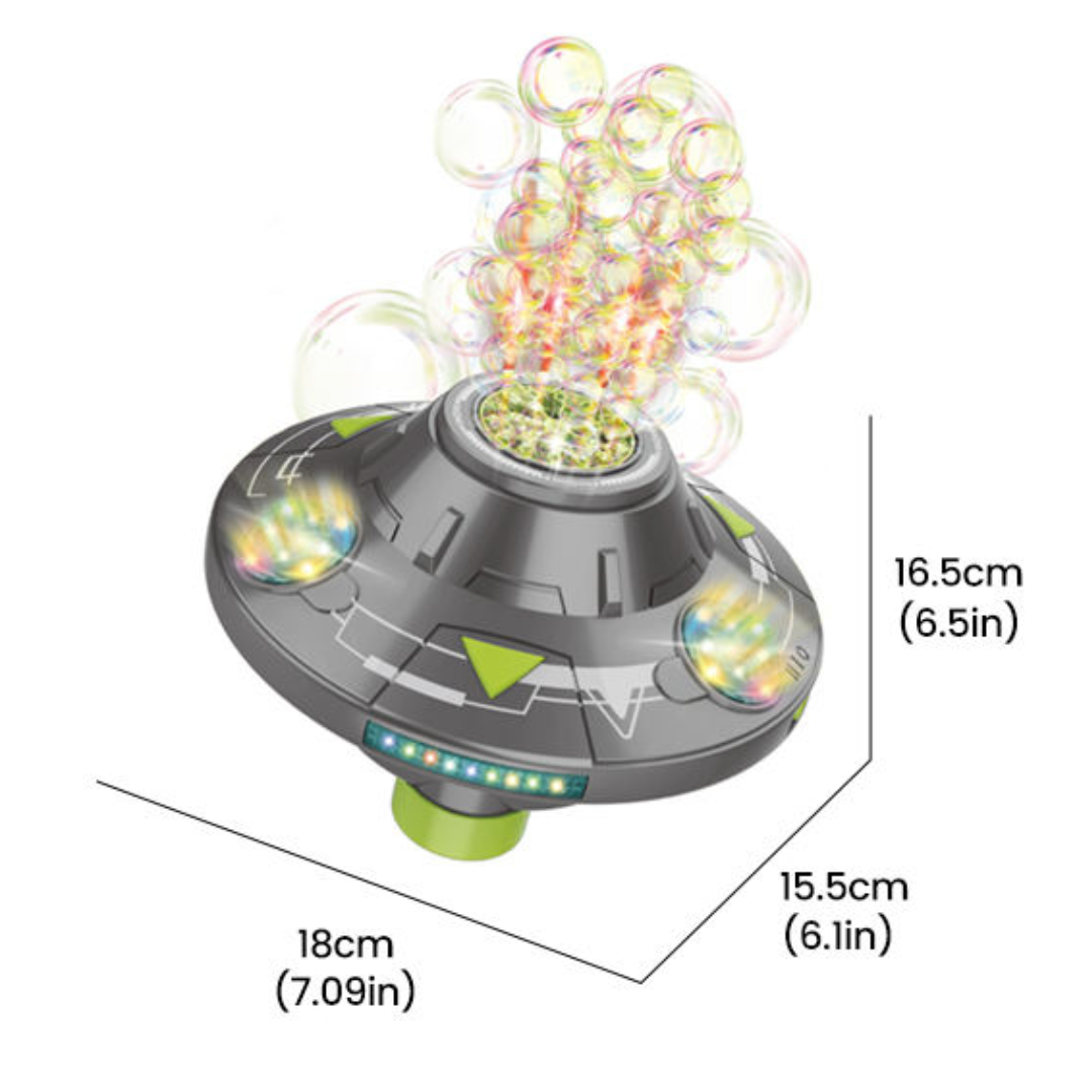 Flying Saucer Bubbles Machine