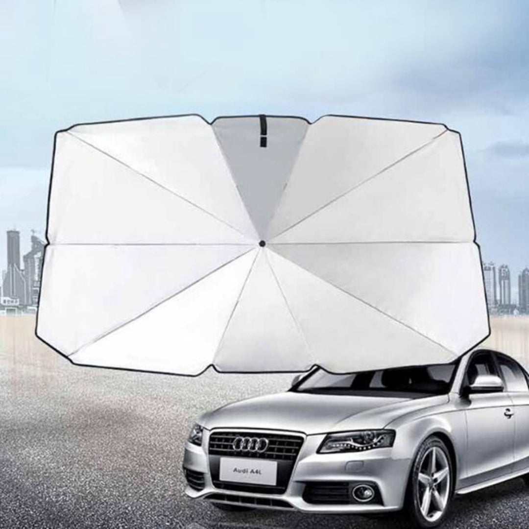 Sunshade with Leather Cover