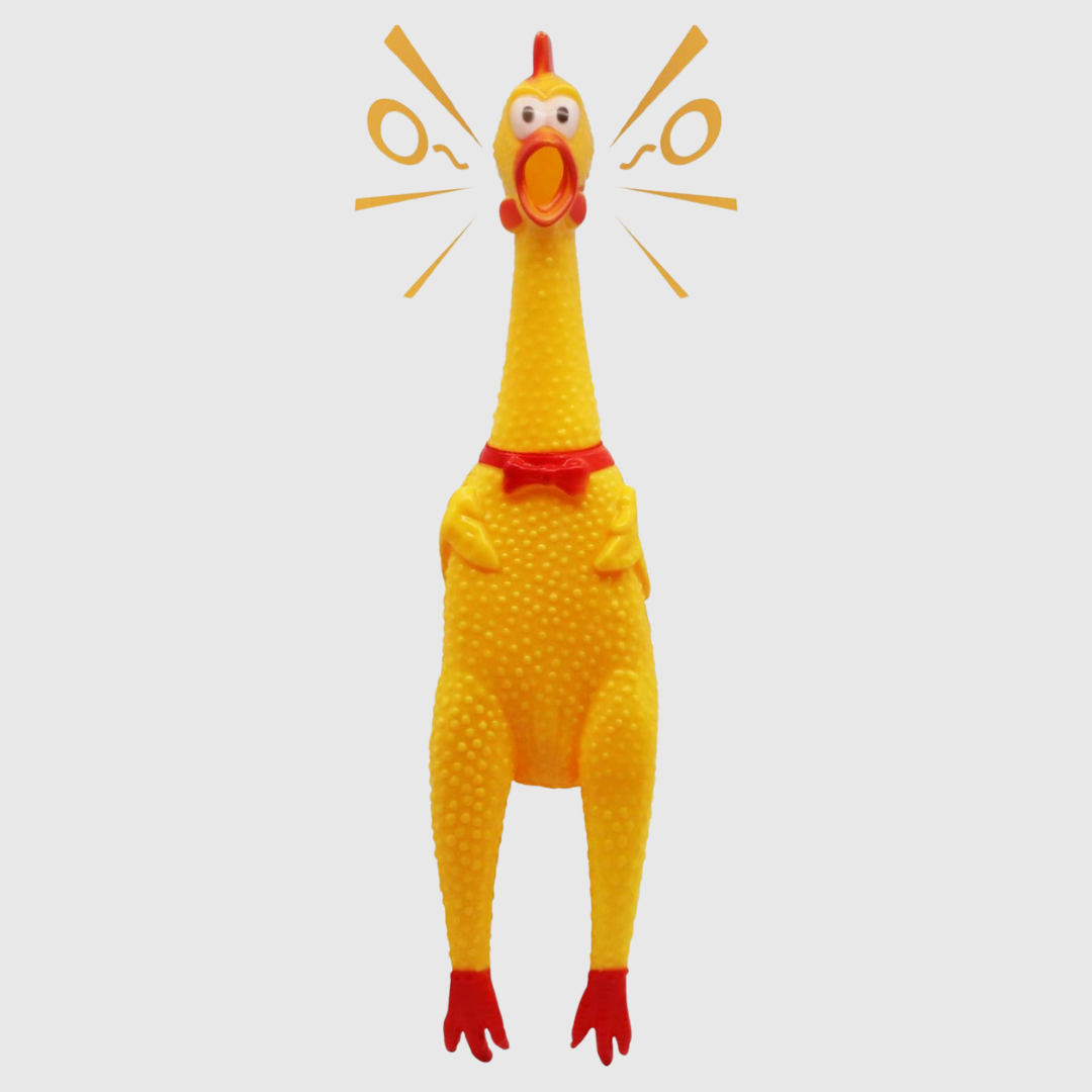Chicken Yellow Rubber Squeeze