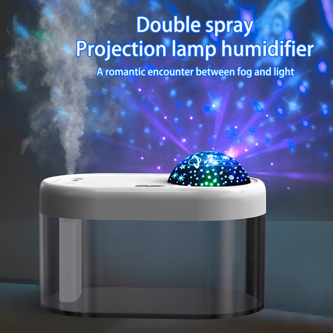 Dual Spray Rotating Ball Humidifier
