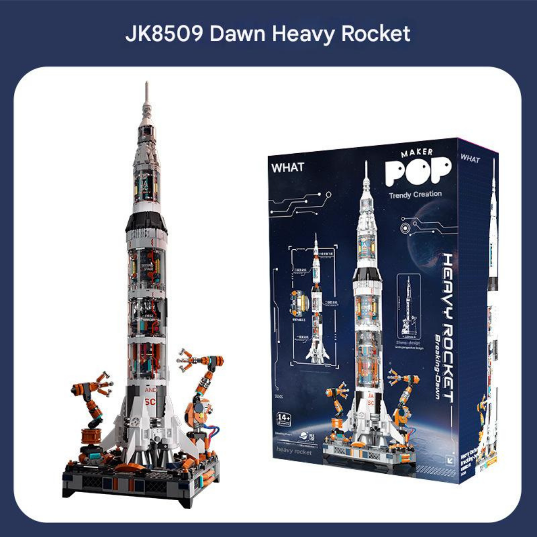Puzzle Building Blocks Heavy Rocket