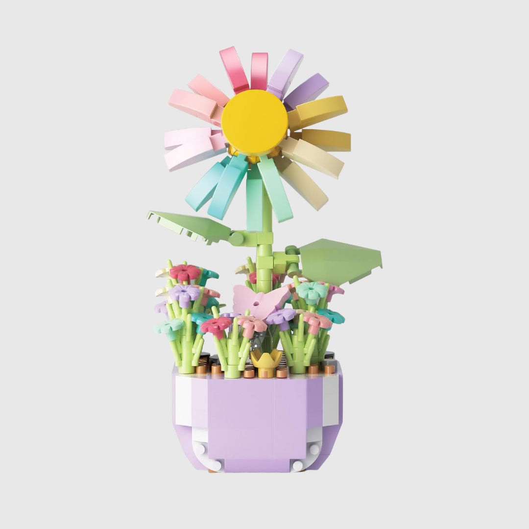 Building Blocks Pot-Dream Flowers (Purple Pack)