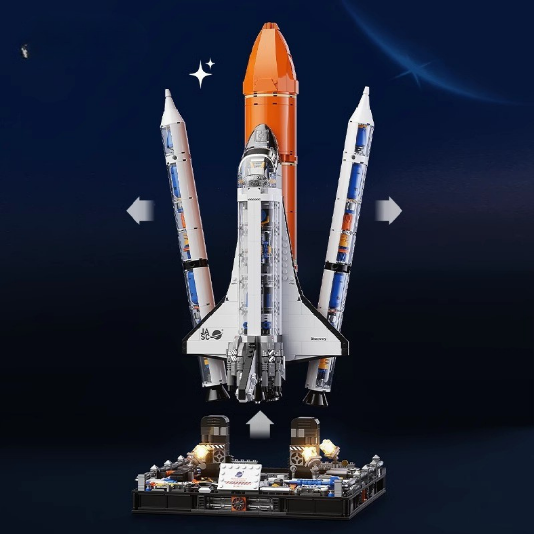 Puzzle Building Blocks Space Shuttle