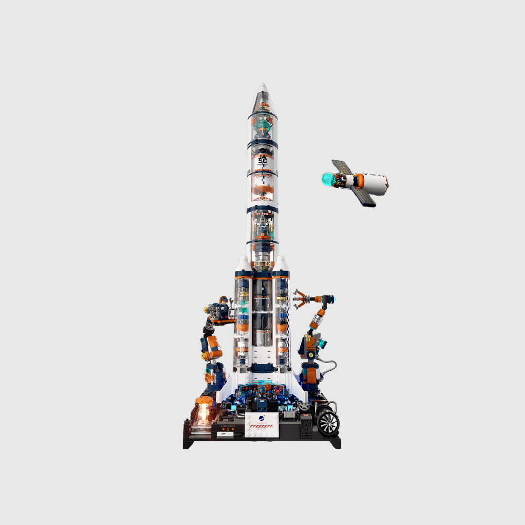 Puzzle Building Blocks Glory Rocket
