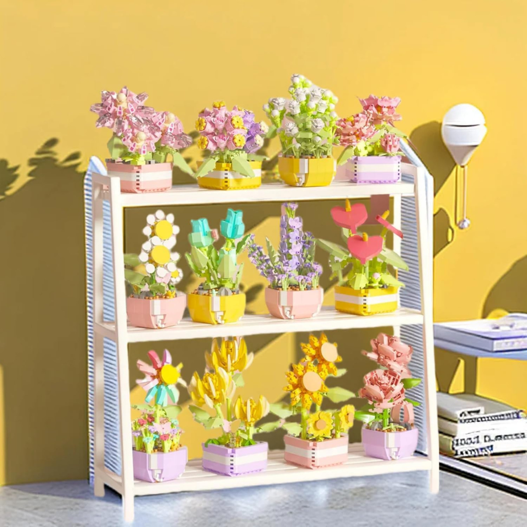 Building Blocks Pot-Dream Flowers (Purple Pack)