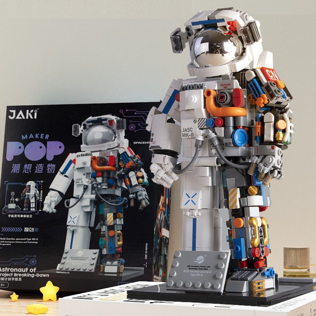 Puzzle Building Blocks Spaceman Astronaut