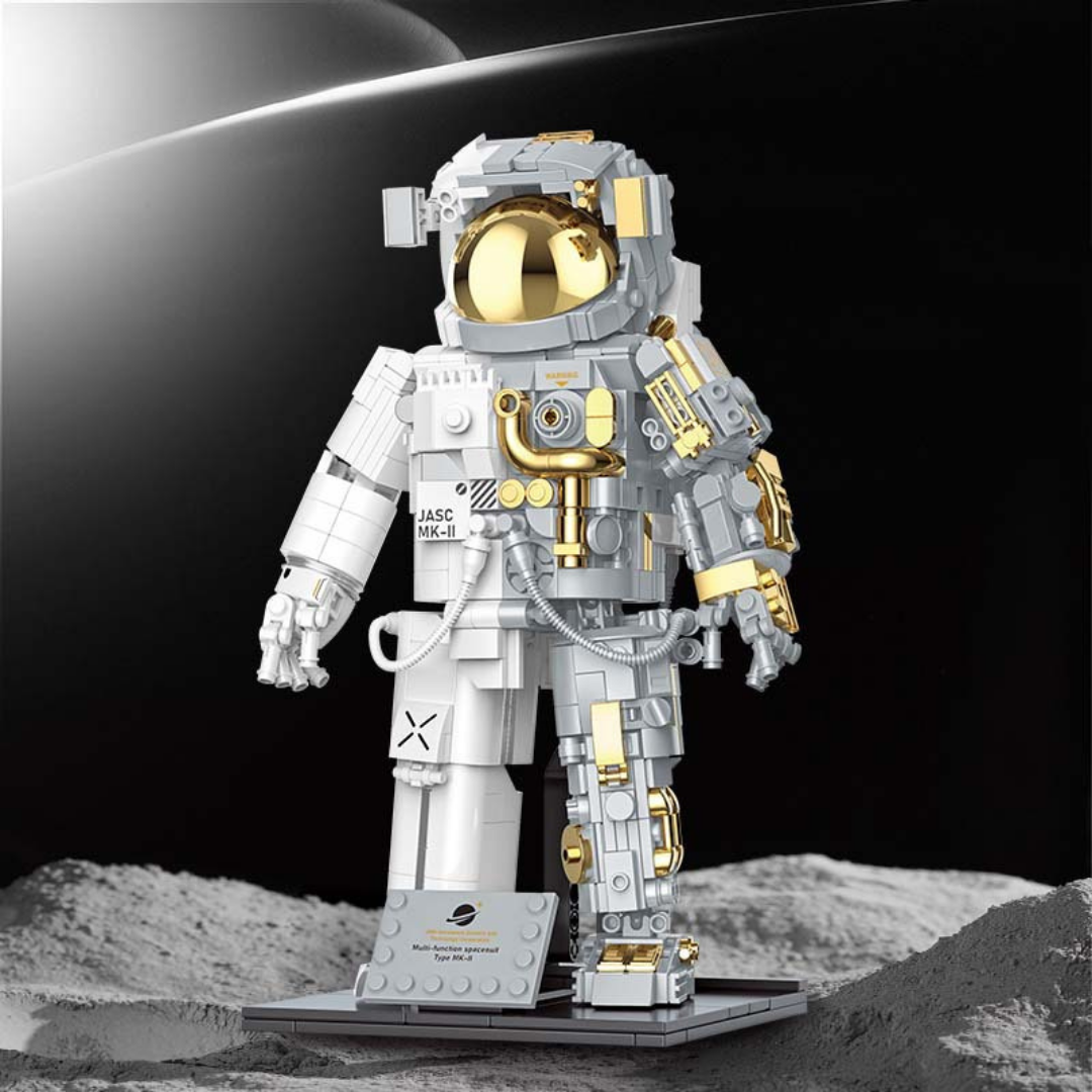 Puzzle Building Blocks Astronaut