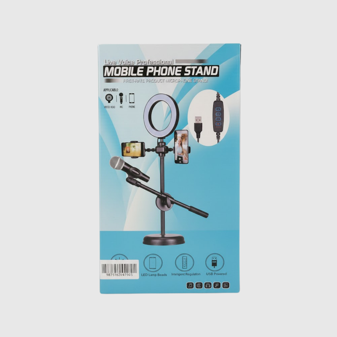 Microphone Stand with LED Light