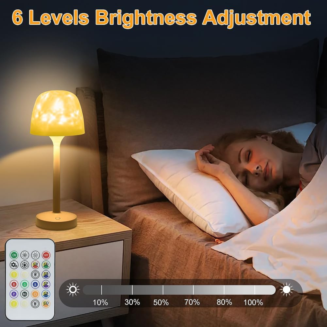 Water Ripple Projection Table Lamp