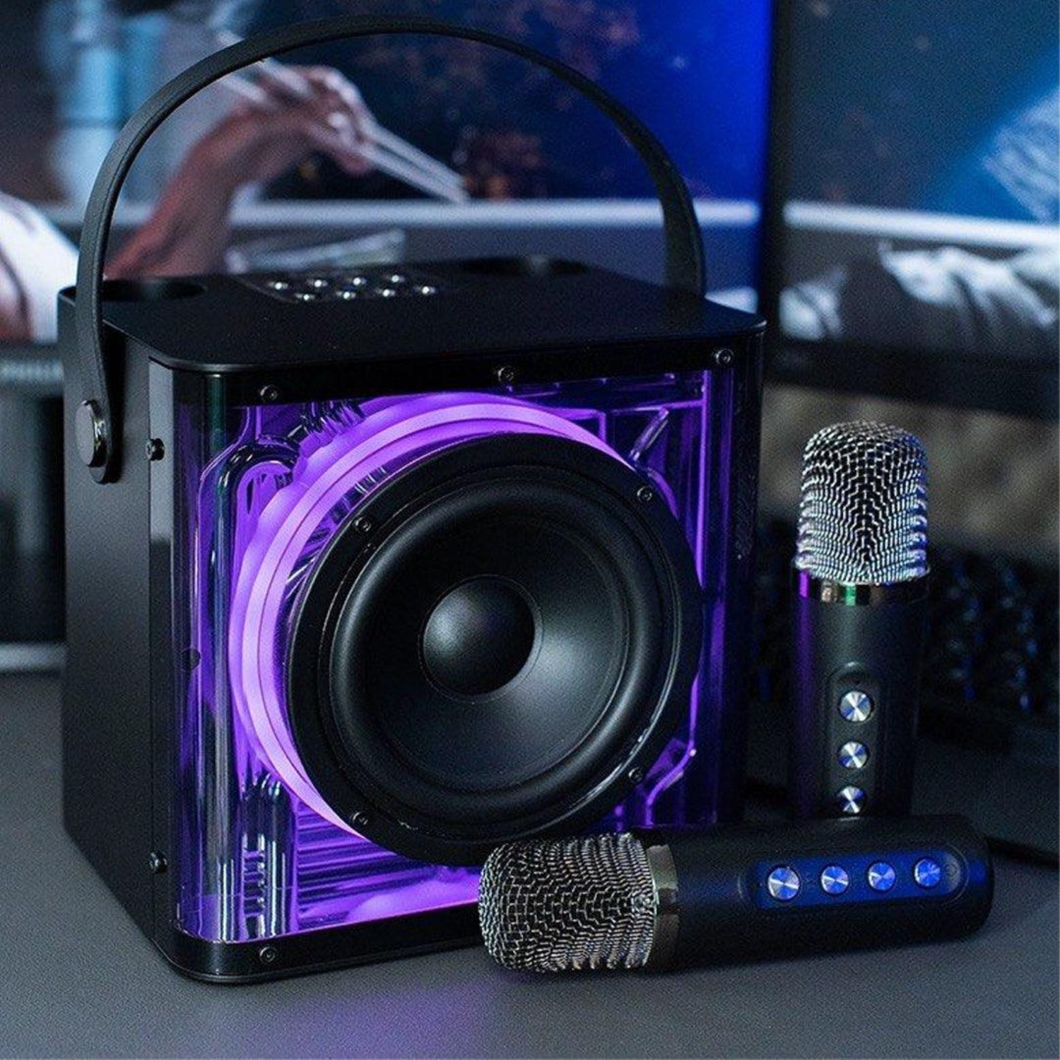 QiXi Bluetooth Karaoke Speaker