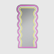 Wave Pattern Makeup Mirror