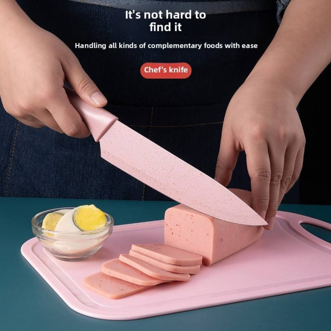 Knife Set with Board