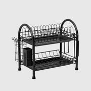 2-Tier Floor Drainer Dish Rack