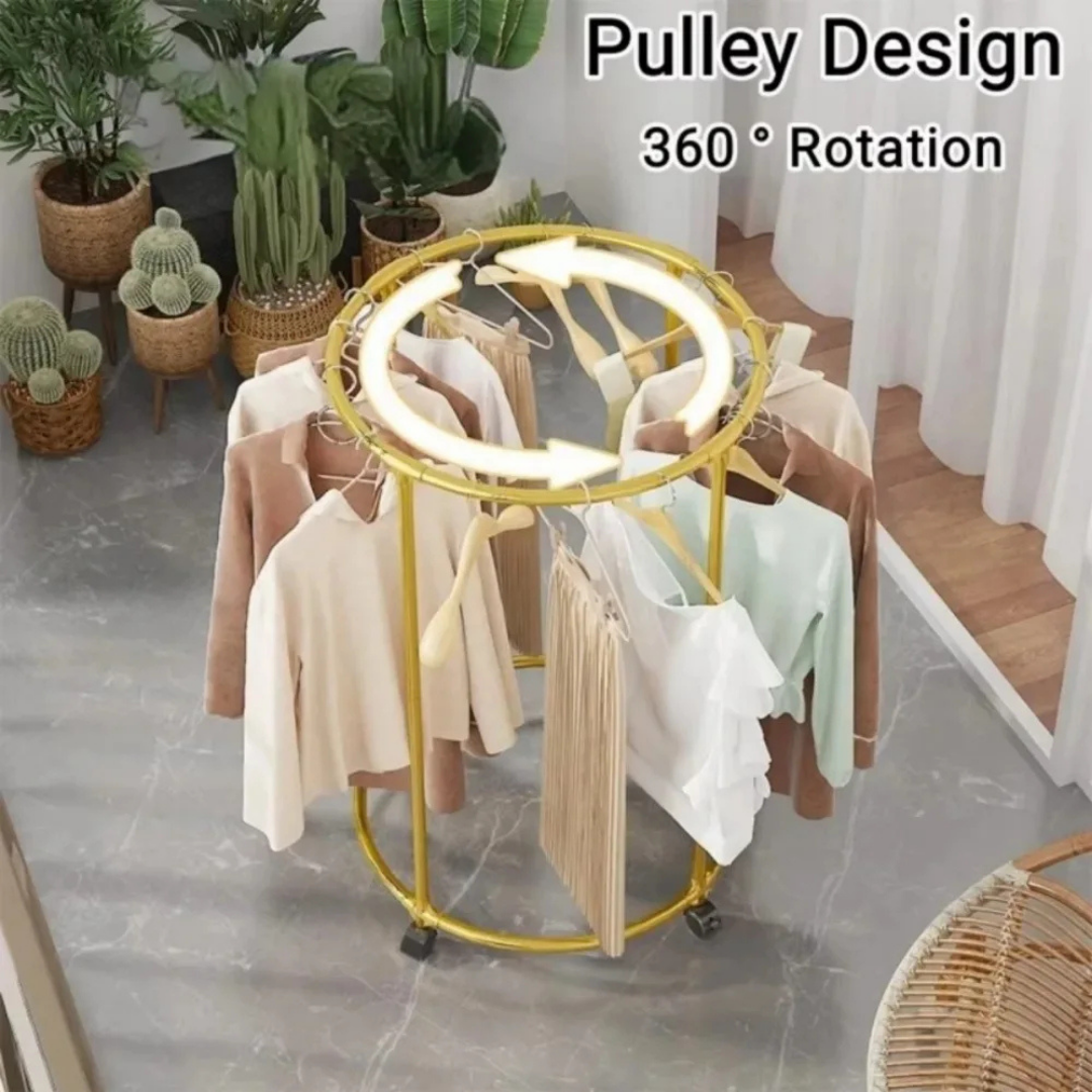 Rotary Fabric Rack Rotating Clothes Rack – NIRA Store
