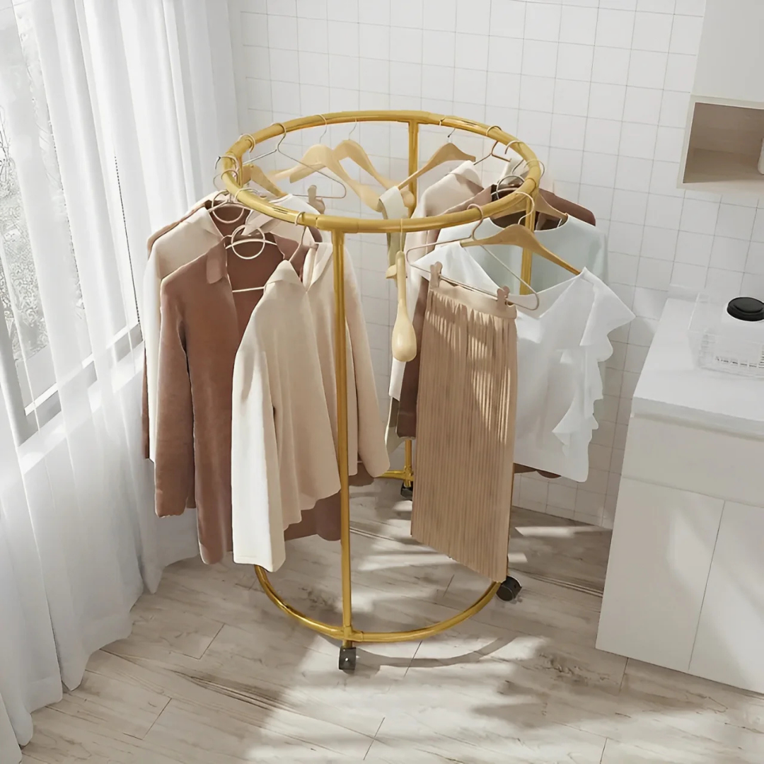 Small Rotating Clothes Rack Rotating Clothes Rack – NIRA Store