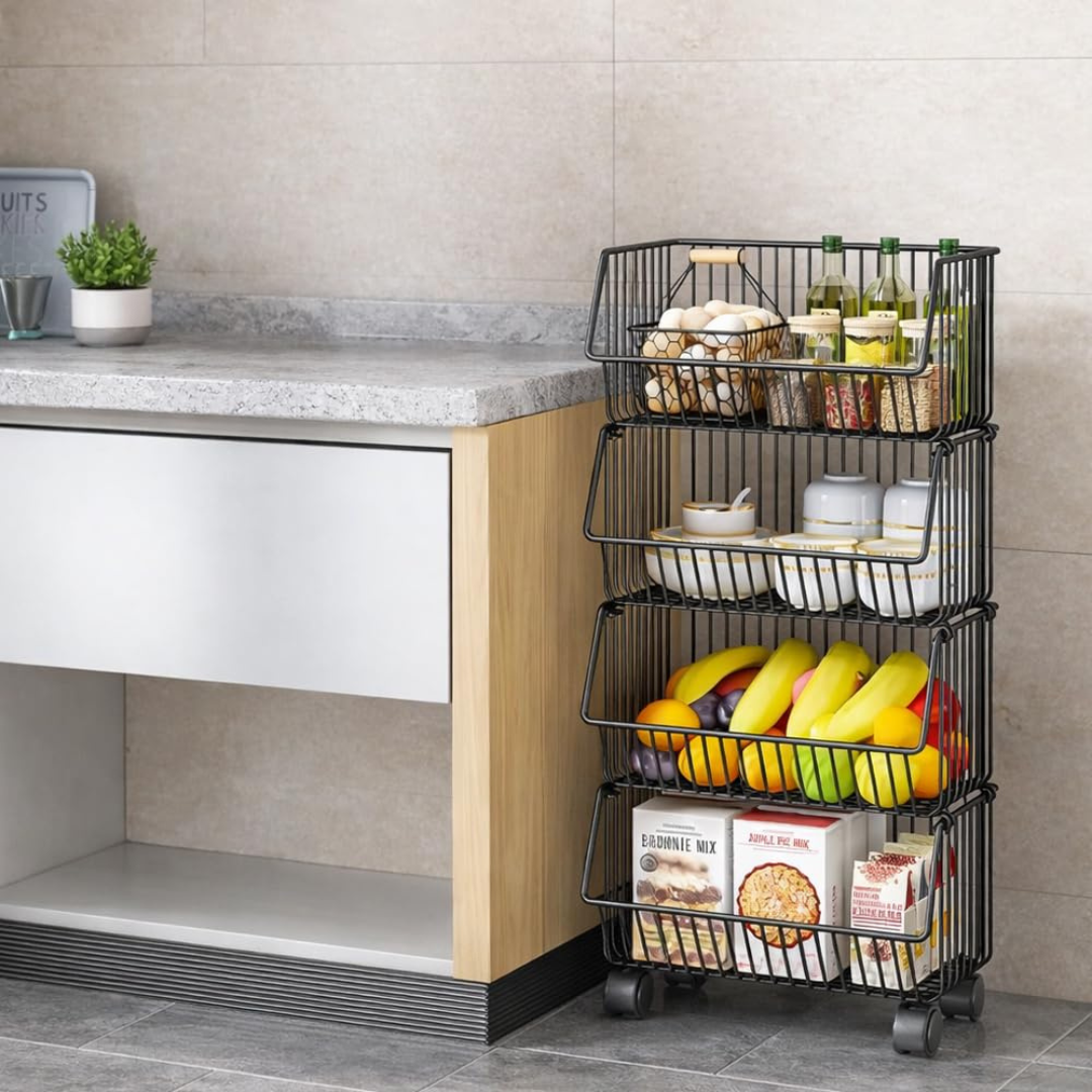 Multi-Layer Removable Kitchen Shelf Medium