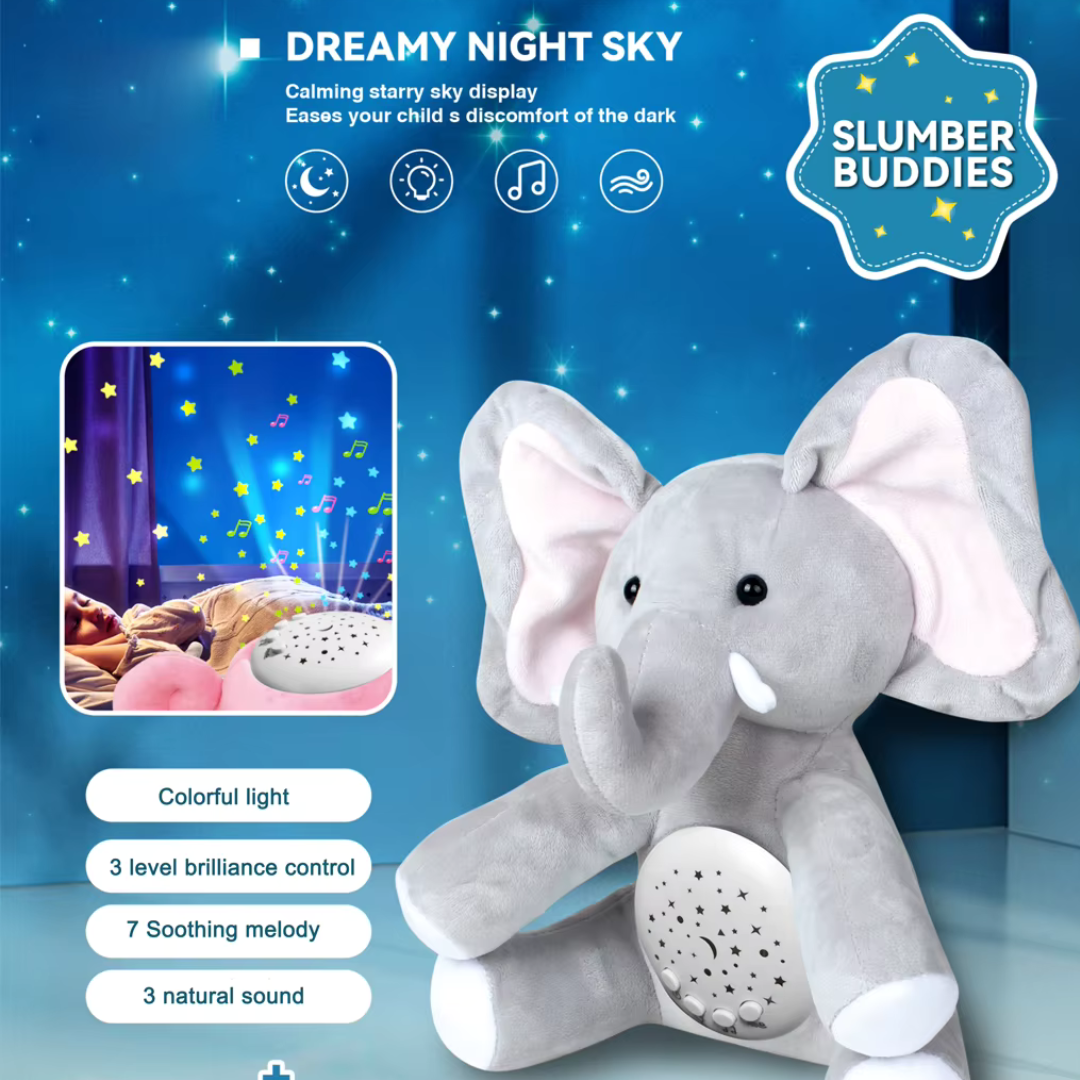 Elephant Night Light Plush Toy