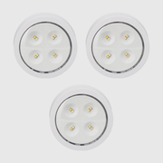 LED Remote Control Spotlight 3Pcs