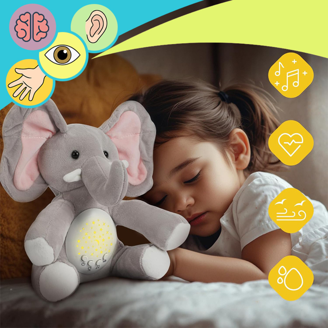 Elephant Night Light Plush Toy