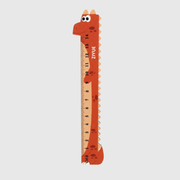 Cartoon Wooden Ruler Dino