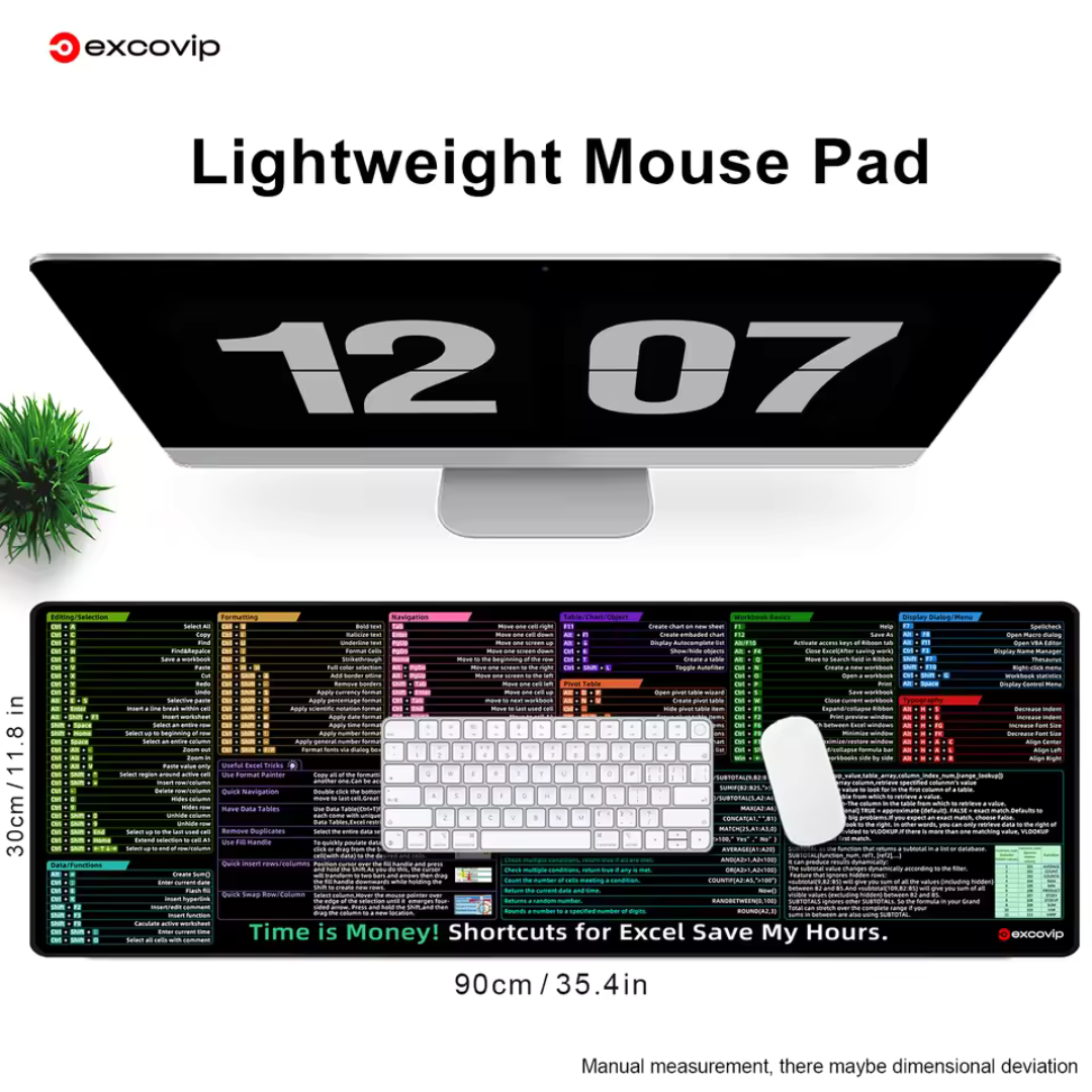 Desk Mat - Excel Shortcut