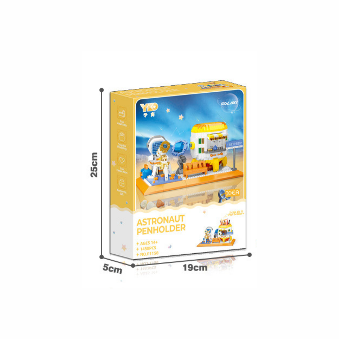 Astronomical Astronaut Pen Holder