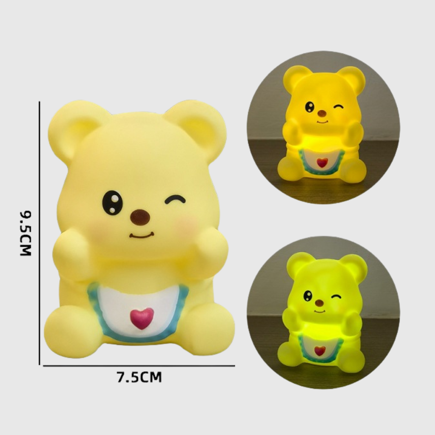 Cream Bear Pat Light