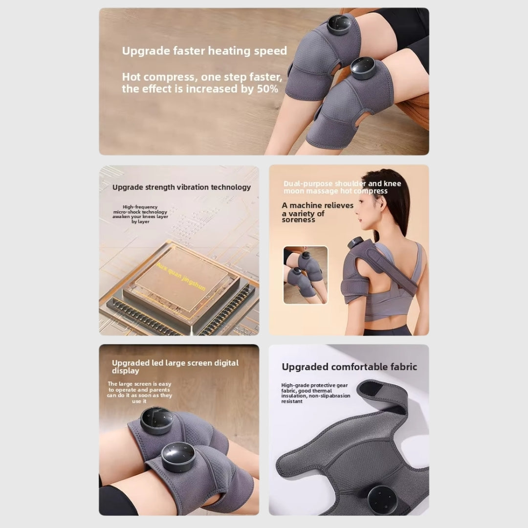 Heated Massage Knee Pads