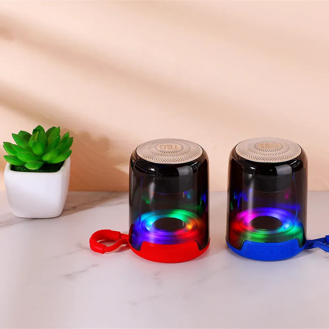 Portable LED Flashing Light Wireless Speaker TG314