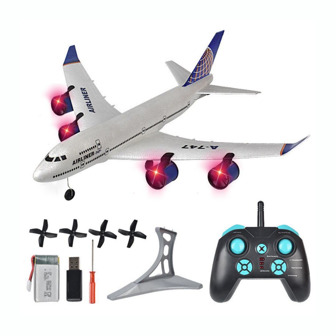 3 Channel Gliding Airplane