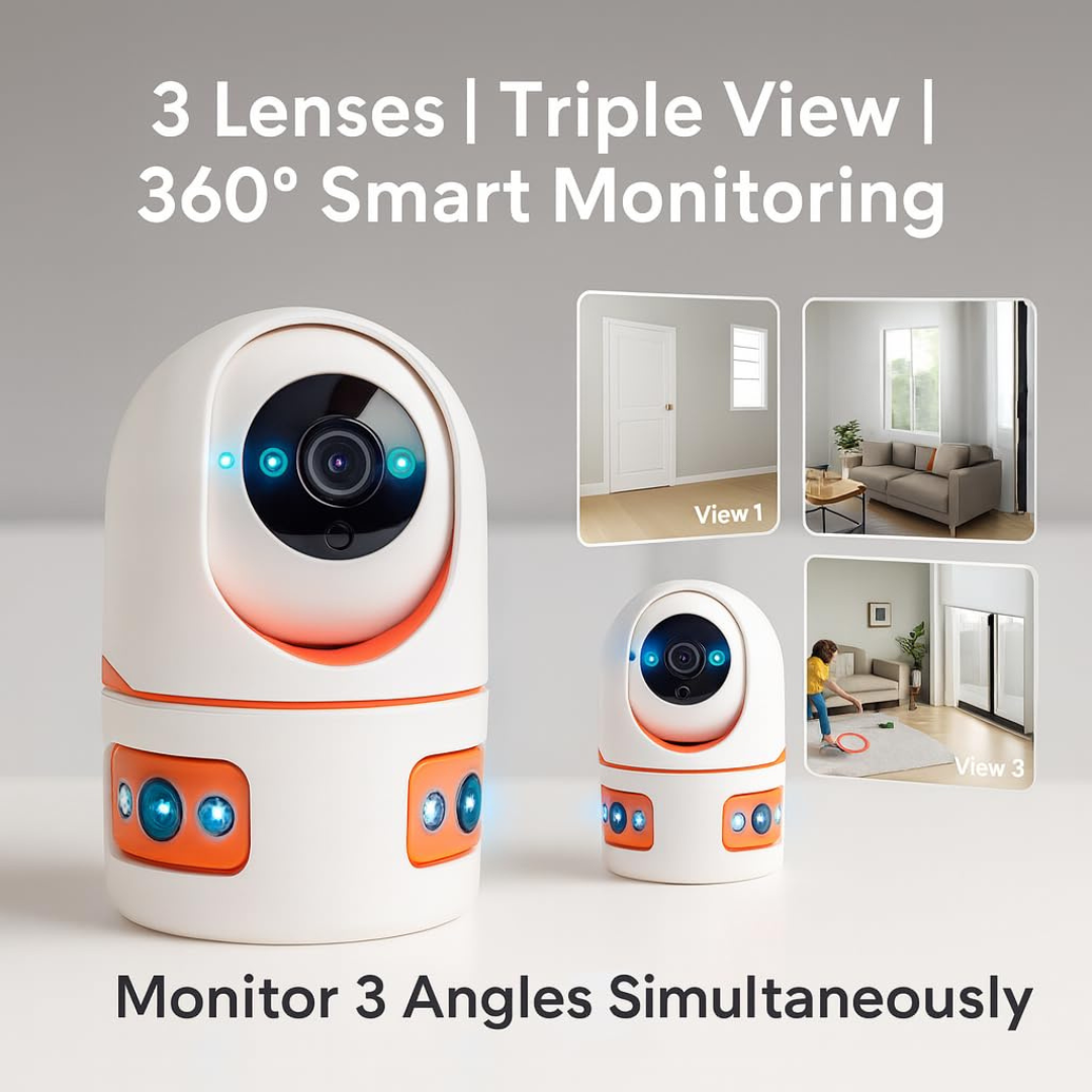 3 Lens Camera Smart Wi-Fi