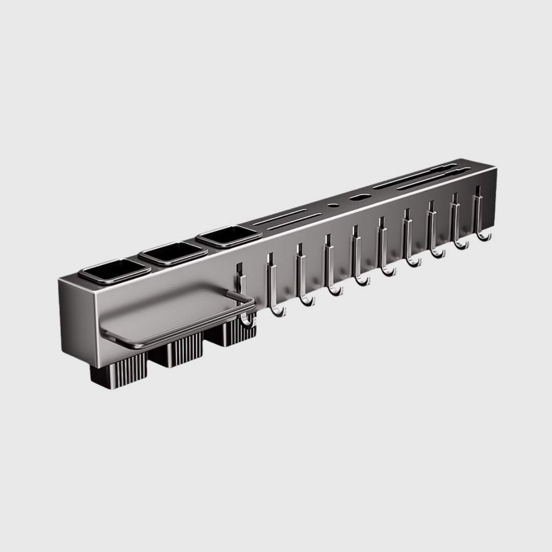 Stainless Steel Organizer Wall Rack