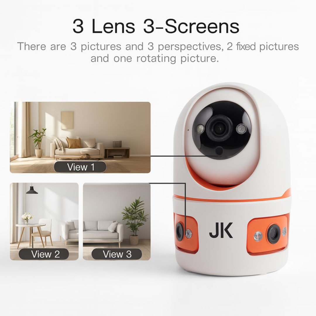 3 Lens Camera Smart Wi-Fi