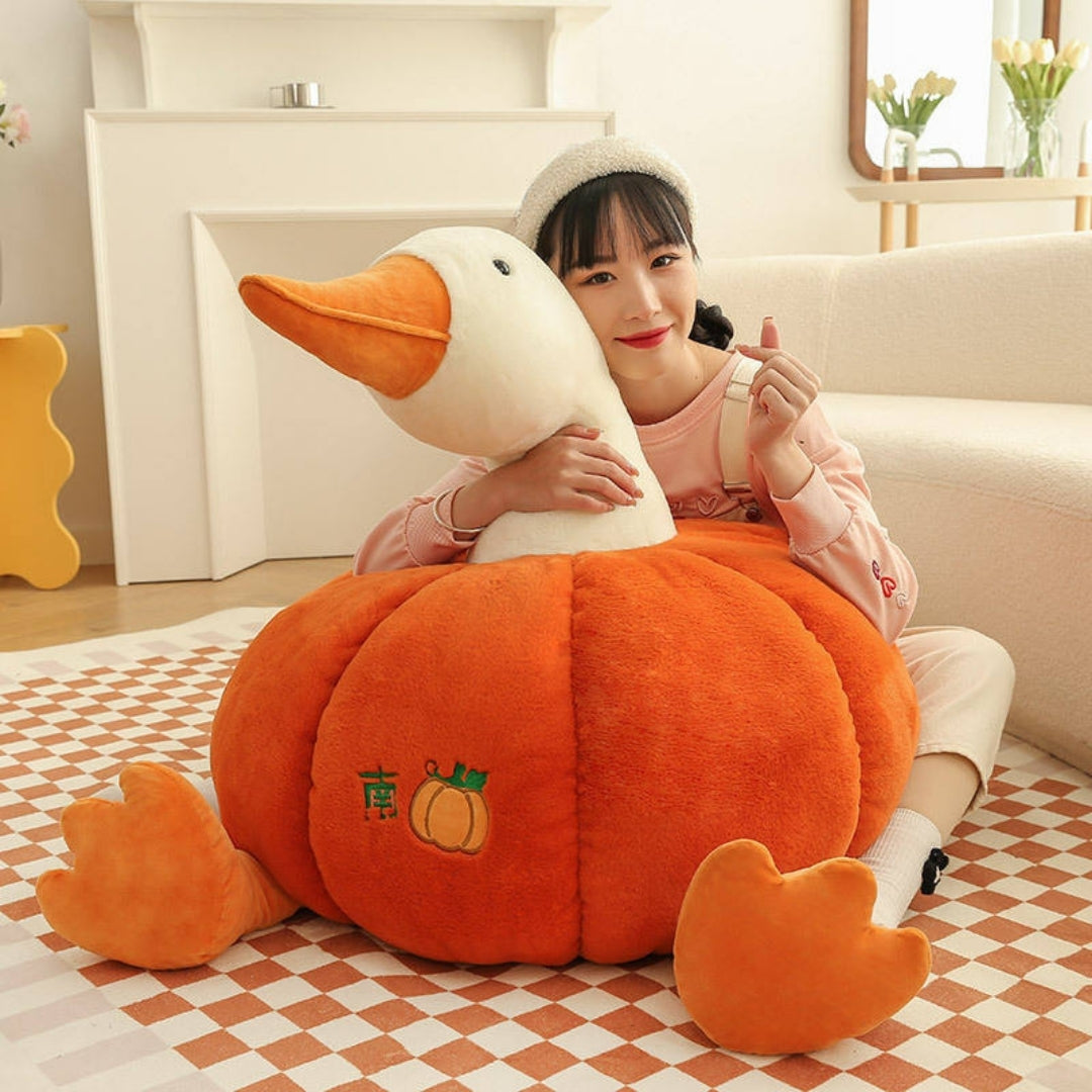 Cute Pumpkin Duck (35cm)