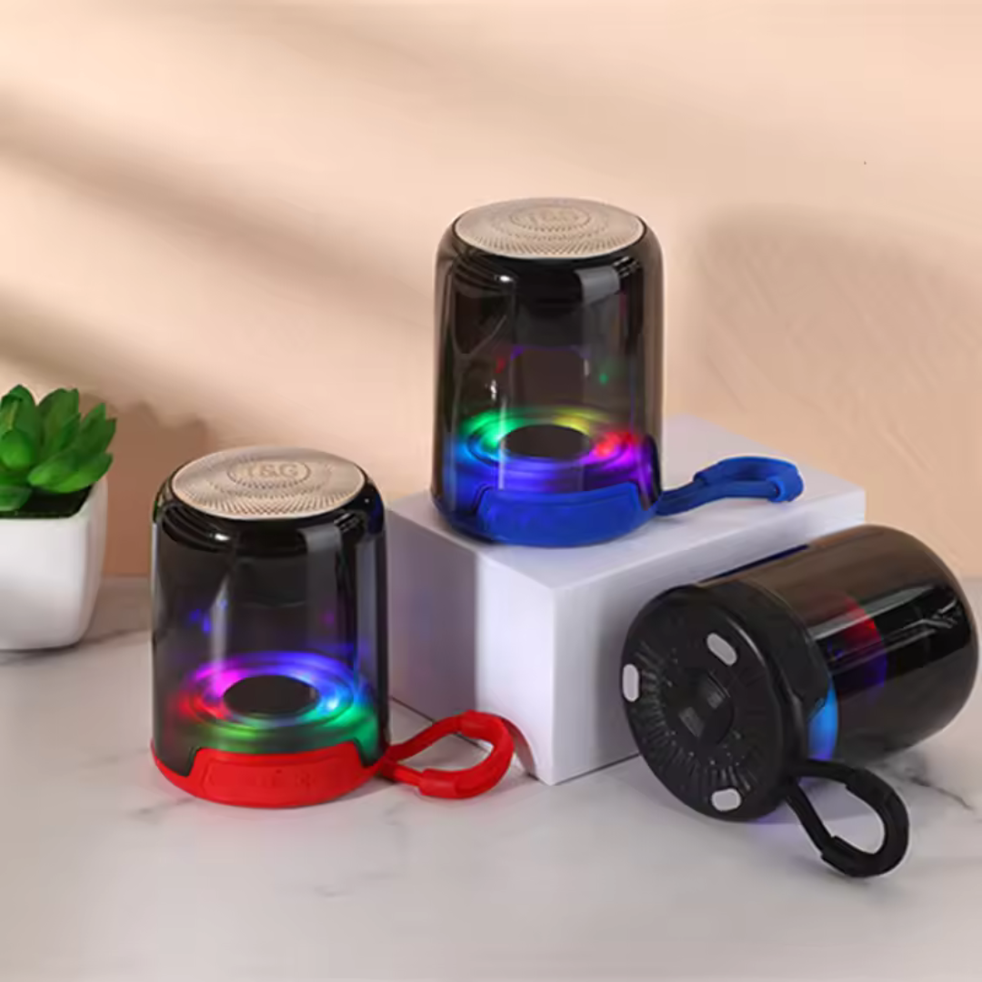 Portable LED Flashing Light Wireless Speaker TG314