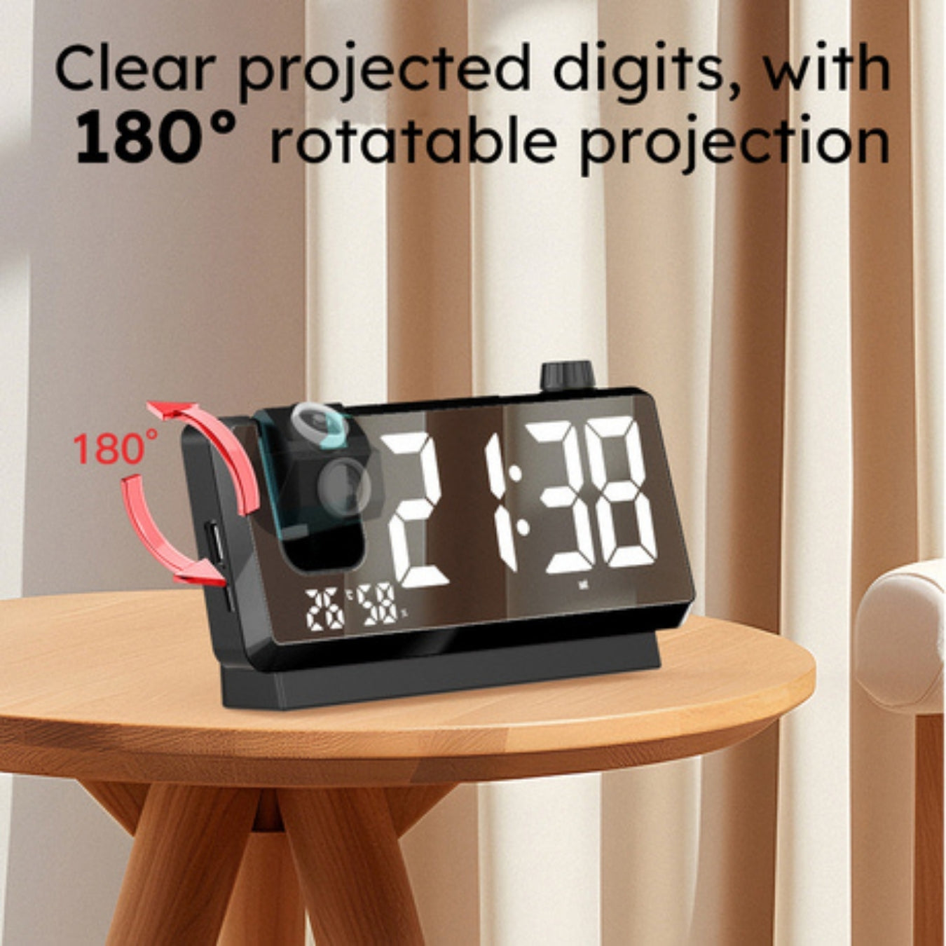 Projection Alarm Clock