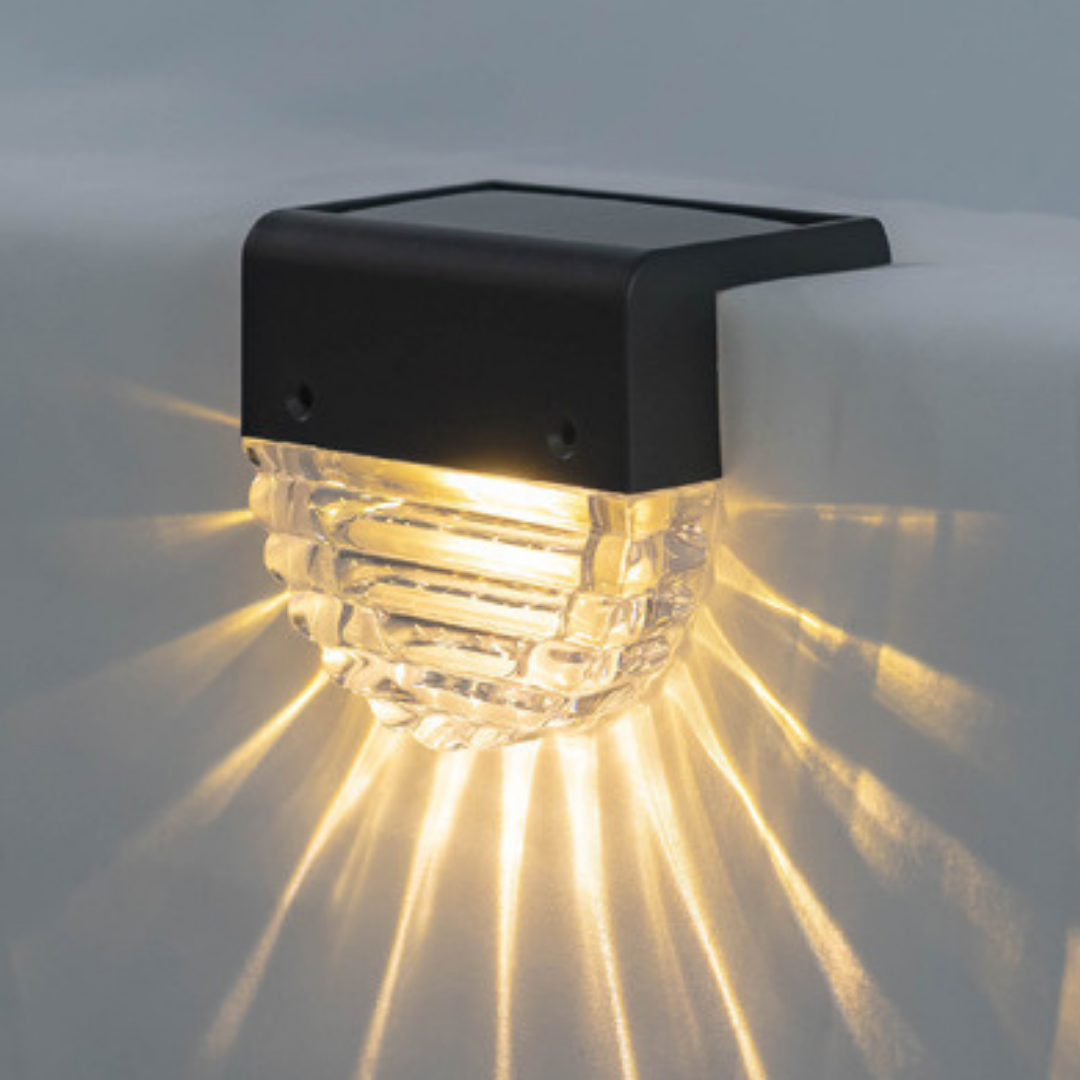 Outdoor Solar Deck Lights (2 Pcs)