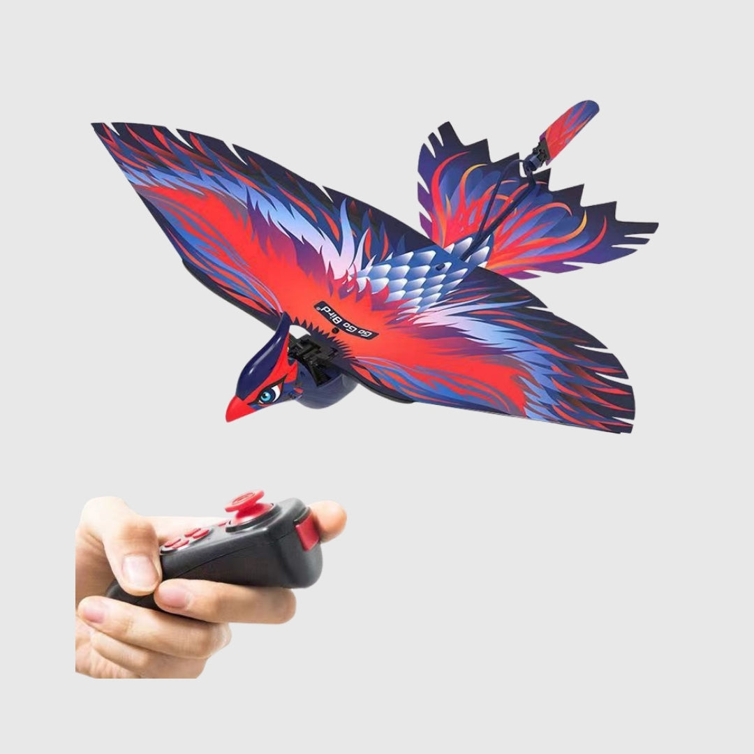 New Blue Flying Bird with Remote Control