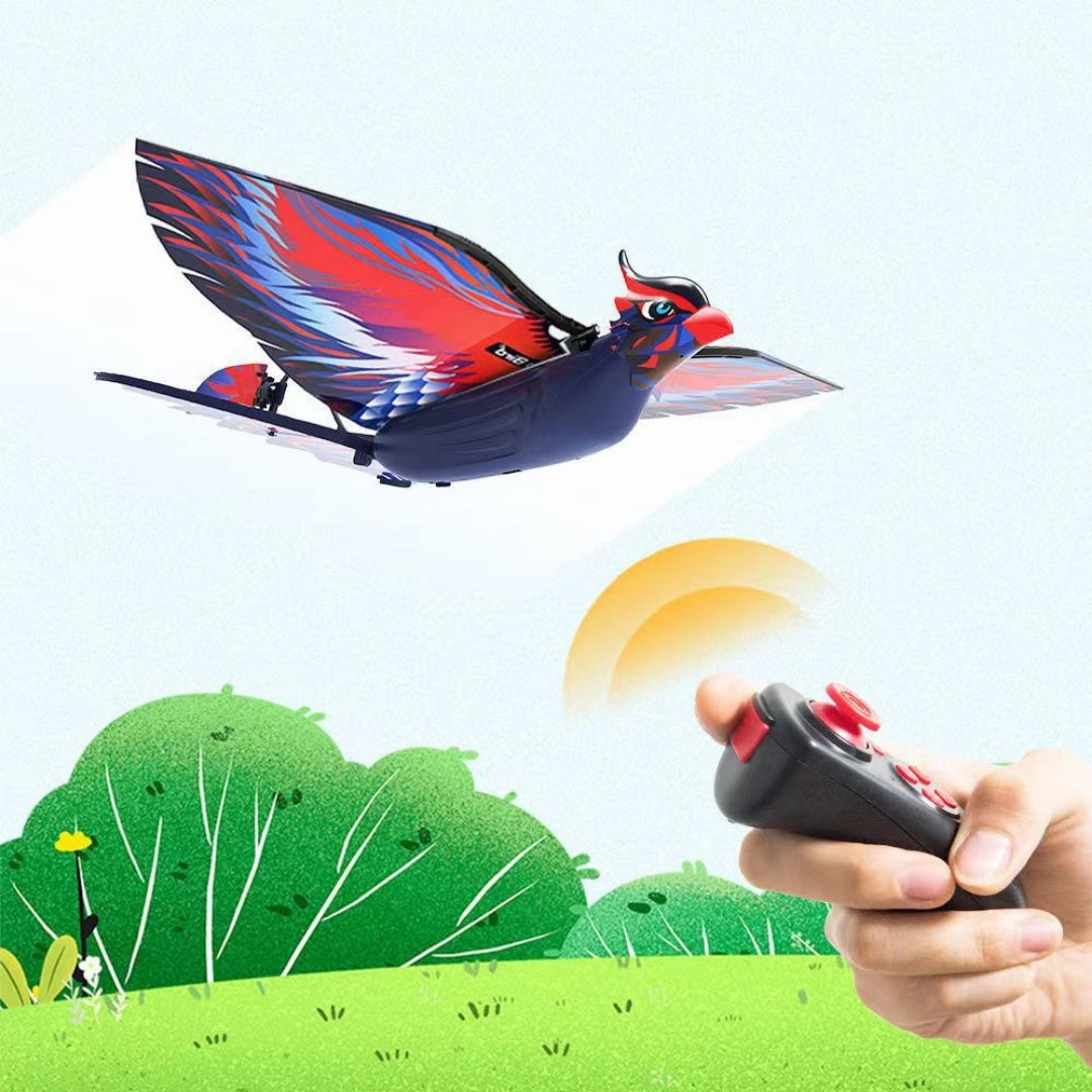 New Blue Flying Bird with Remote Control